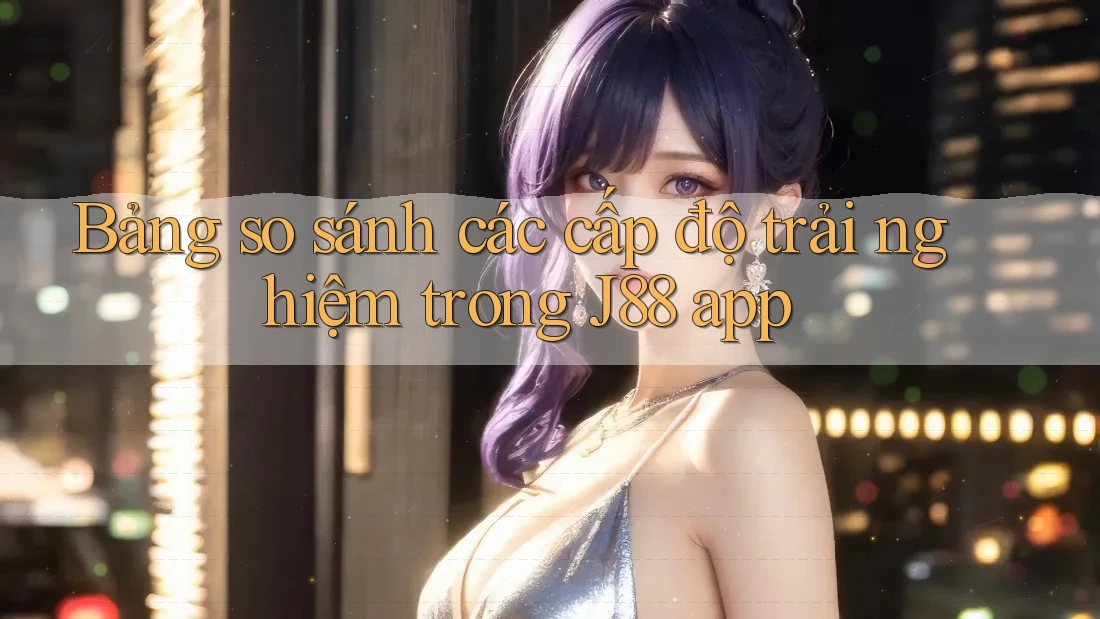 Bảng so sánh các cấp độ trải nghiệm trong J88 app