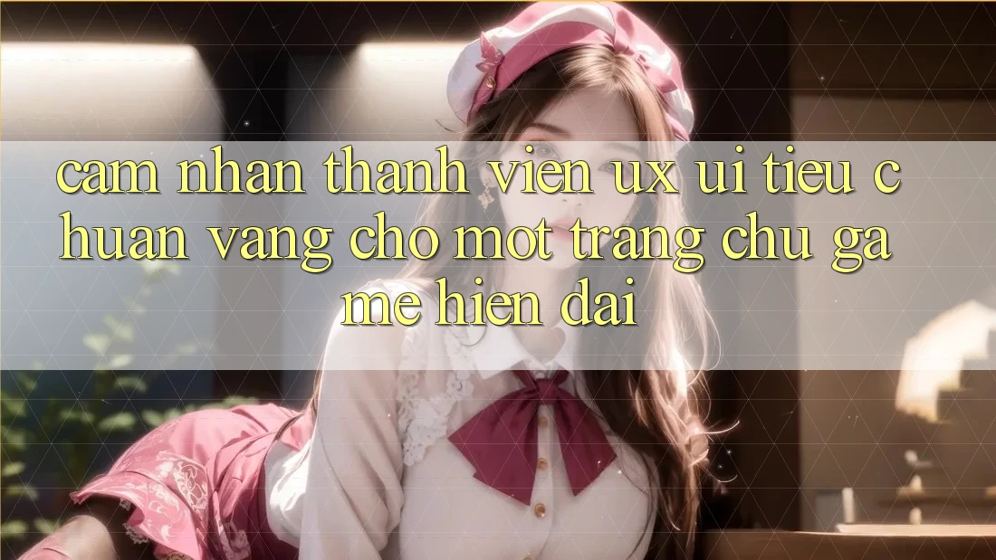 Cảm nhận Thành viên (UX/UI) – Tiêu Chuẩn Vàng Cho Một Trang chủ Game Hiện Đại Cảm nhận Thành viên (UX/UI) – Tiêu Chuẩn Vàng Cho Một Trang chủ Game Hiện Đại