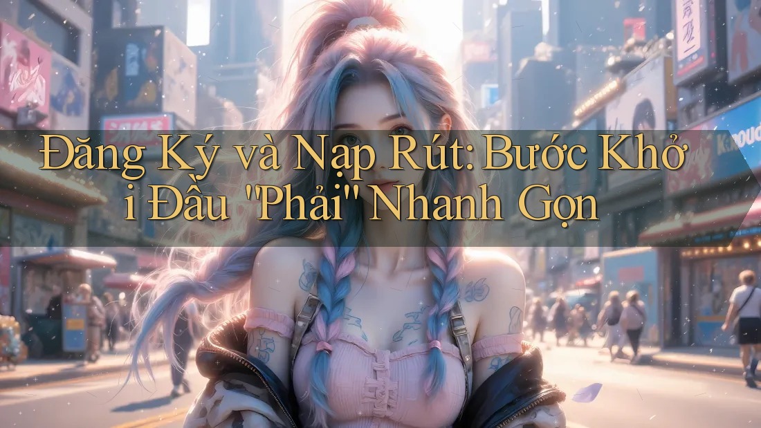 Đăng Ký và Nạp Rút: Bước Khởi Đầu “Phải” Nhanh Gọn