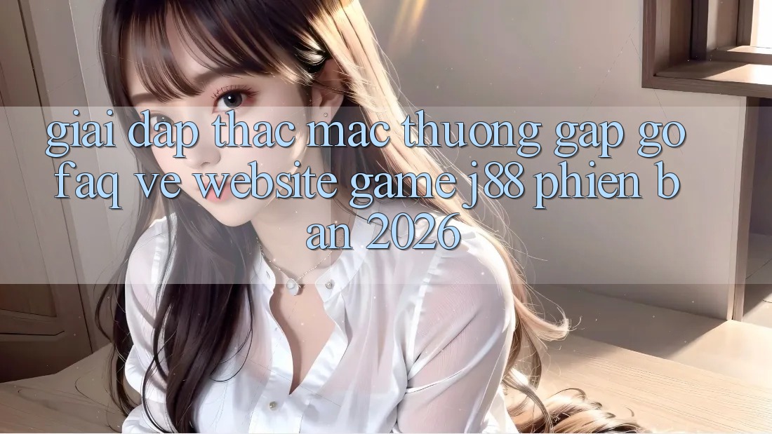 Giải Đáp Thắc Mắc Thường Gặp gỡ (FAQ) Về Website Game j88 Phiên Bản 2026