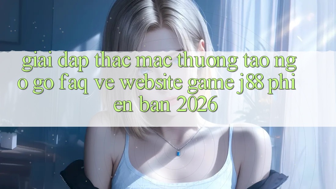 Giải Đáp Thắc Mắc Thường Tao ngộ gỡ (FAQ) Về Website Game j88 Phiên Bản 2026 Giải Đáp Thắc Mắc Thường Tao ngộ gỡ (FAQ) Về Website Game j88 Phiên Bản 2026