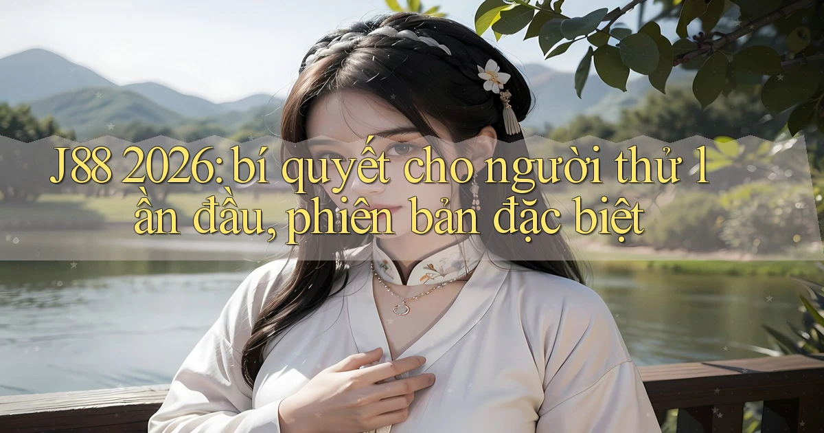 J88 2026 bí quyết cho người thử lần đầu, phiên bản đặc biệt