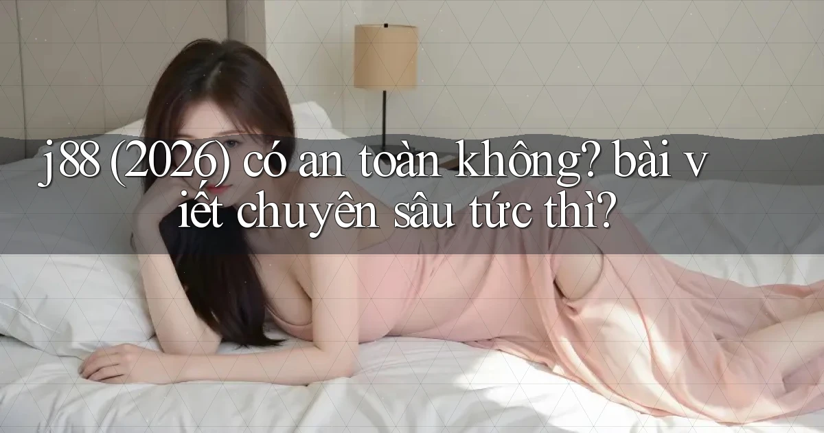 j88 (2026) có an toàn không bài viết chuyên sâu tức thì