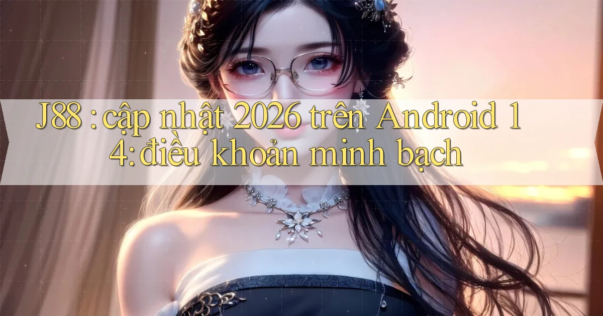 J88 cập nhật 2026 trên Android 14 điều khoản minh bạch