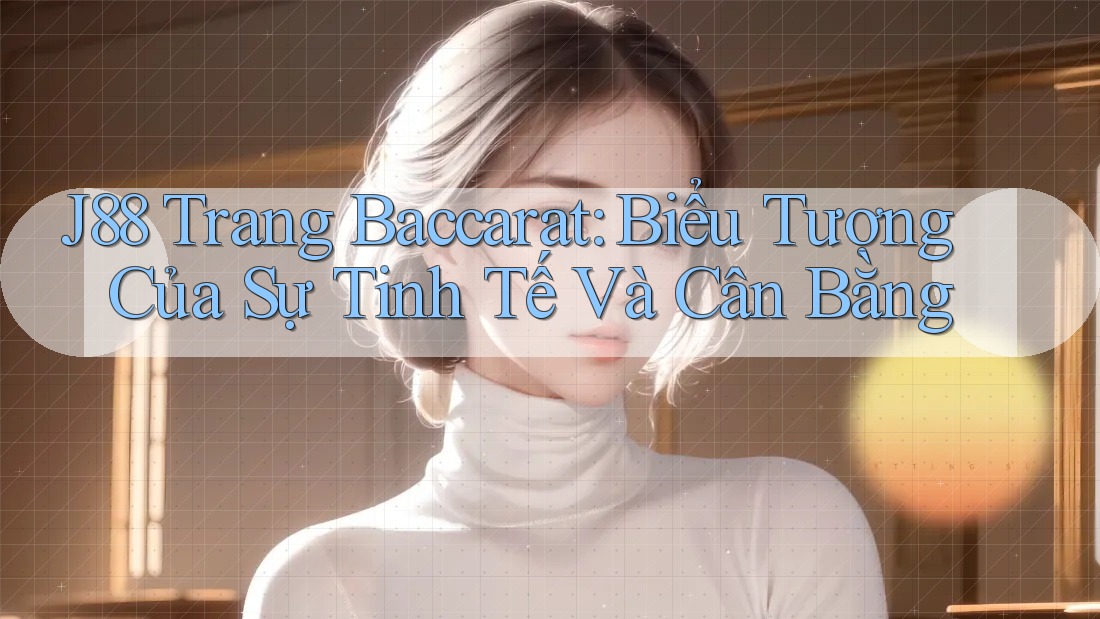 J88 Trang Baccarat: Biểu Tượng Của Sự Tinh Tế Và Cân Bằng