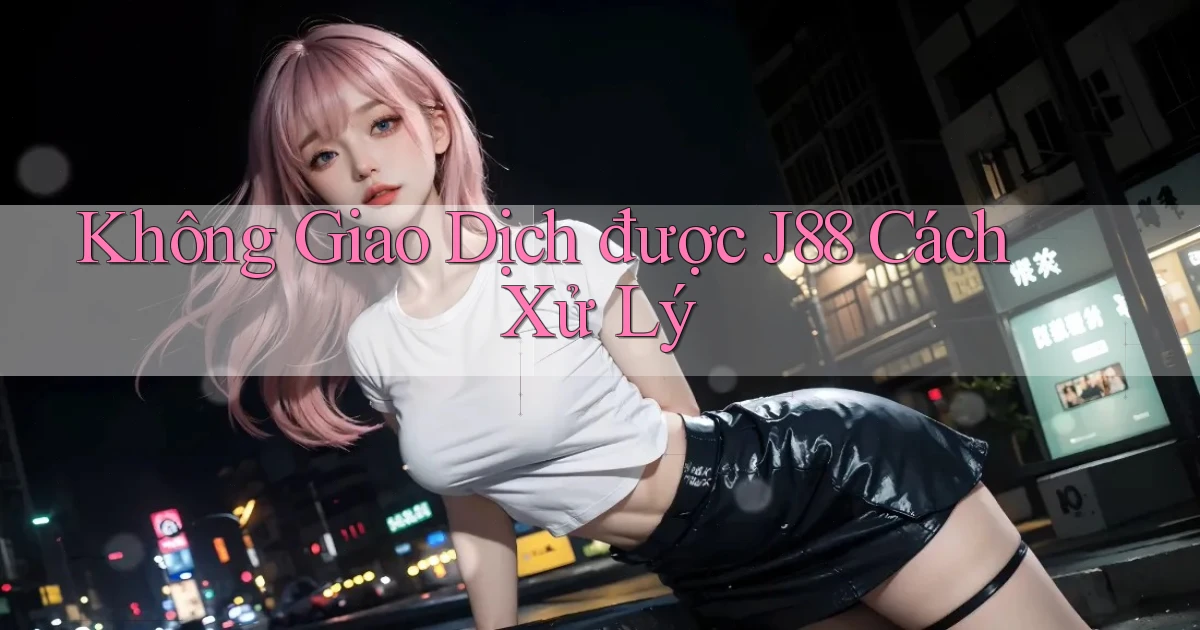 không giao dịch được j88 cách xử lý