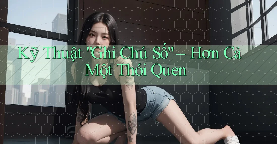 Kỹ Thuật “Ghi Chú Số” – Hơn Cả Một Thói Quen