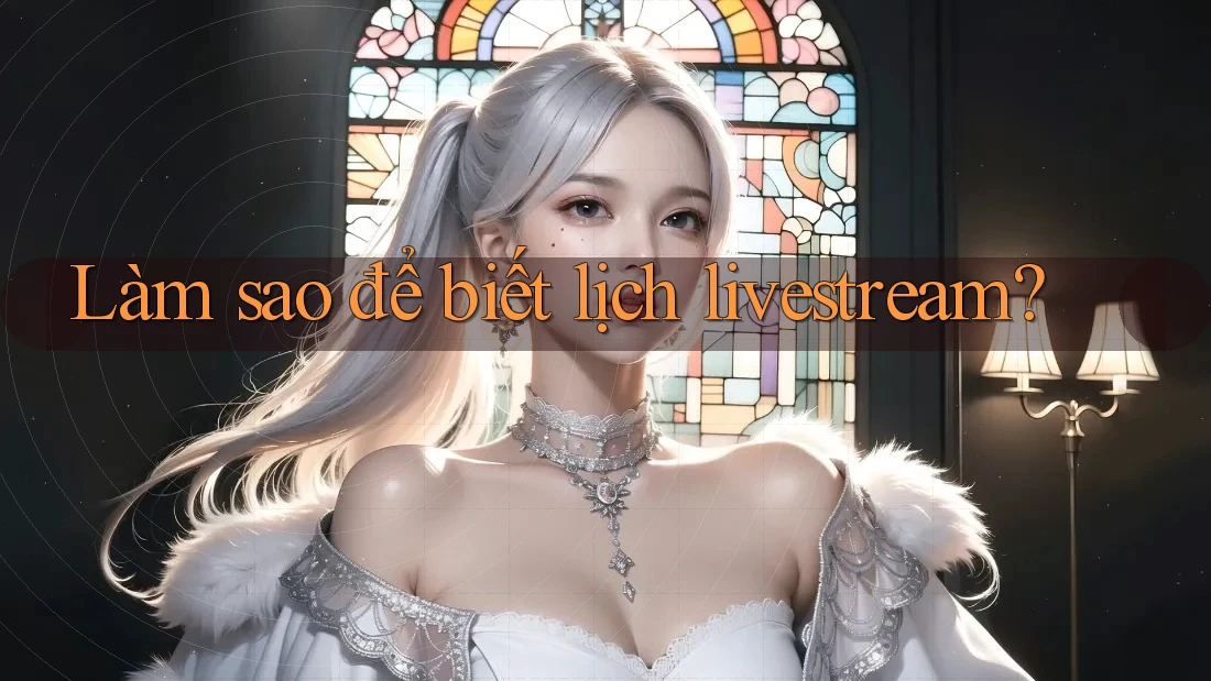 Làm sao để biết lịch livestream?