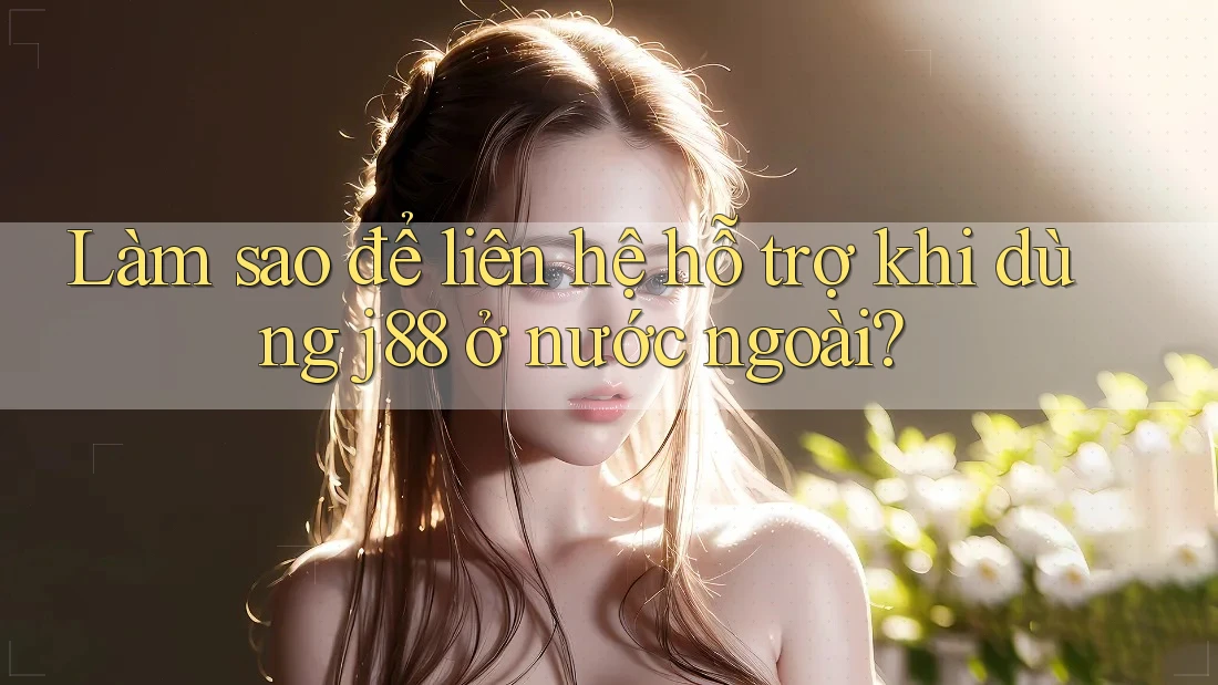 Làm sao để liên hệ hỗ trợ khi dùng j88 ở nước ngoài?