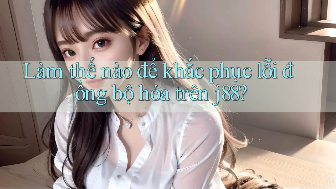Làm thế nào để khắc phục lỗi đồng bộ hóa trên j88? Làm thế nào để khắc phục lỗi đồng bộ hóa trên j88?