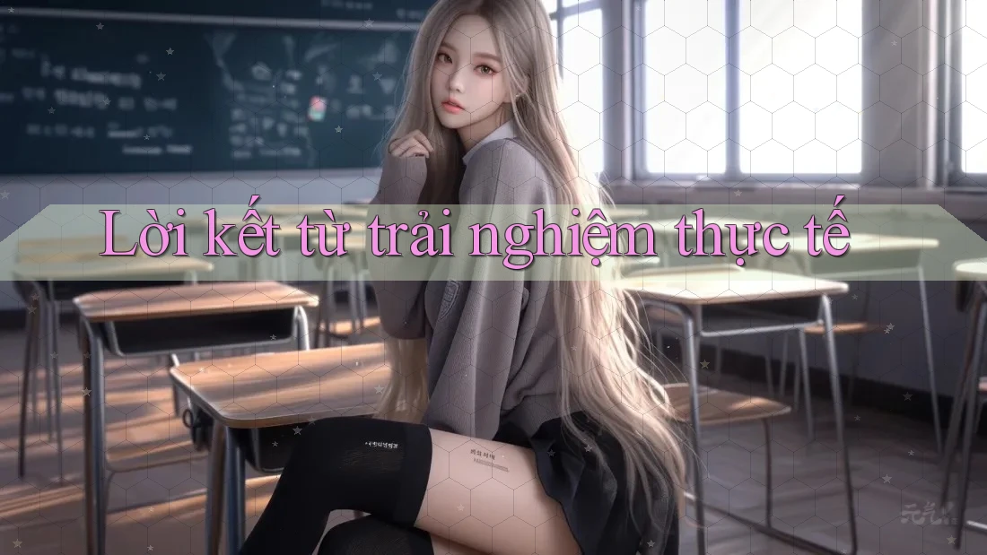 Lời kết từ trải nghiệm thực tế