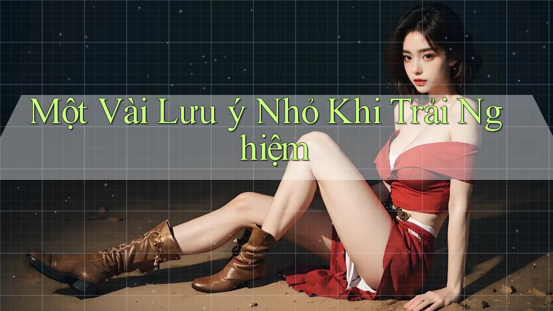 Một vài lưu ý nhỏ khi trải nghiệm