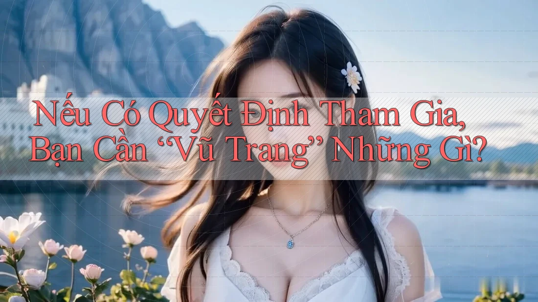Nếu Có Quyết Định Tham Gia, Bạn Cần “Vũ Trang” Những Gì?