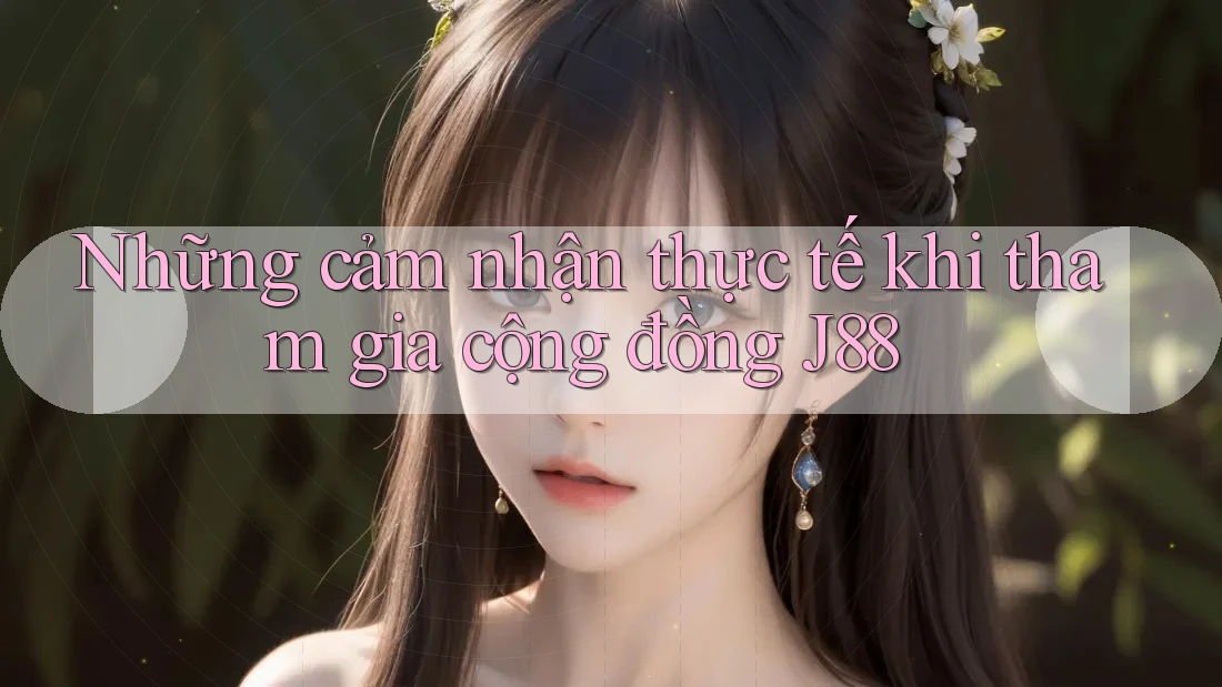 Những cảm nhận thực tế khi tham gia cộng đồng J88