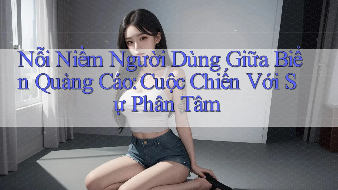 Nỗi Niềm Người Dùng Giữa Biển Quảng Cáo: Cuộc Chiến Với Sự Phân Tâm