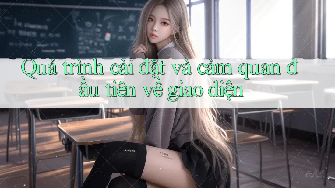 Quá trình cài đặt và cảm quan đầu tiên về giao diện