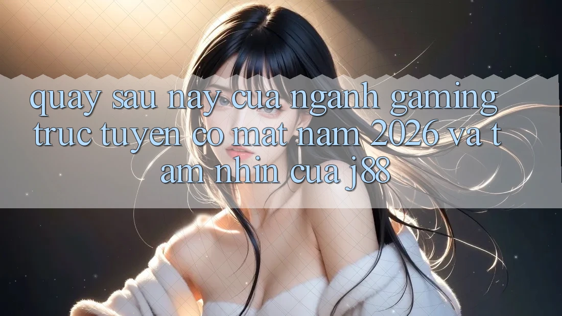 Quay sau này Của Ngành Gaming Trực Tuyến Có mặt Năm 2026 Và Tầm Nhìn Của j88