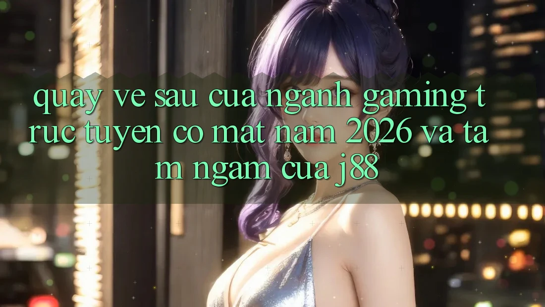 Quay về sau Của Ngành Gaming Trực Tuyến Có mặt Năm 2026 Và Tầm Ngắm Của j88