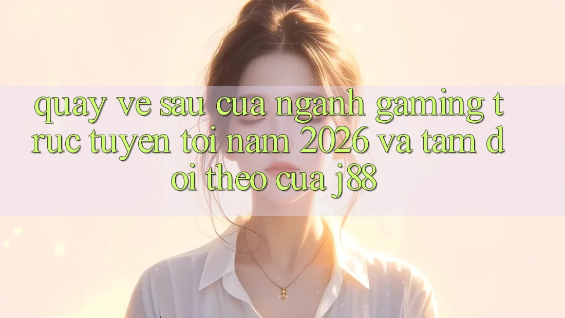 Quay về sau Của Ngành Gaming Trực Tuyến Tới Năm 2026 Và Tầm Dõi theo Của j88