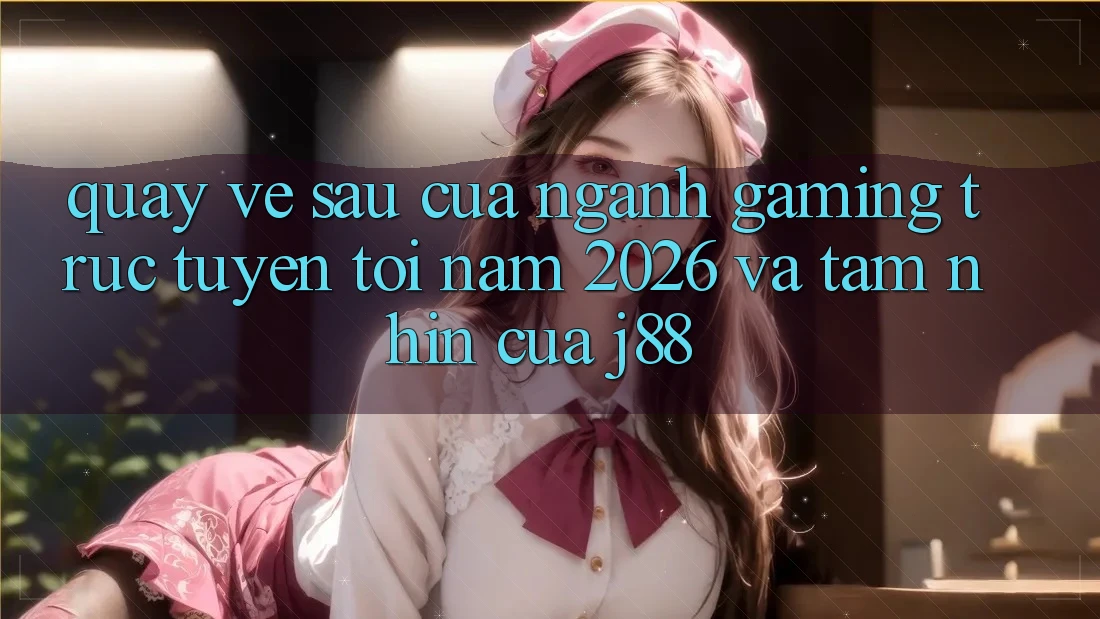 Quay về sau Của Ngành Gaming Trực Tuyến Tới Năm 2026 Và Tầm Nhìn Của j88