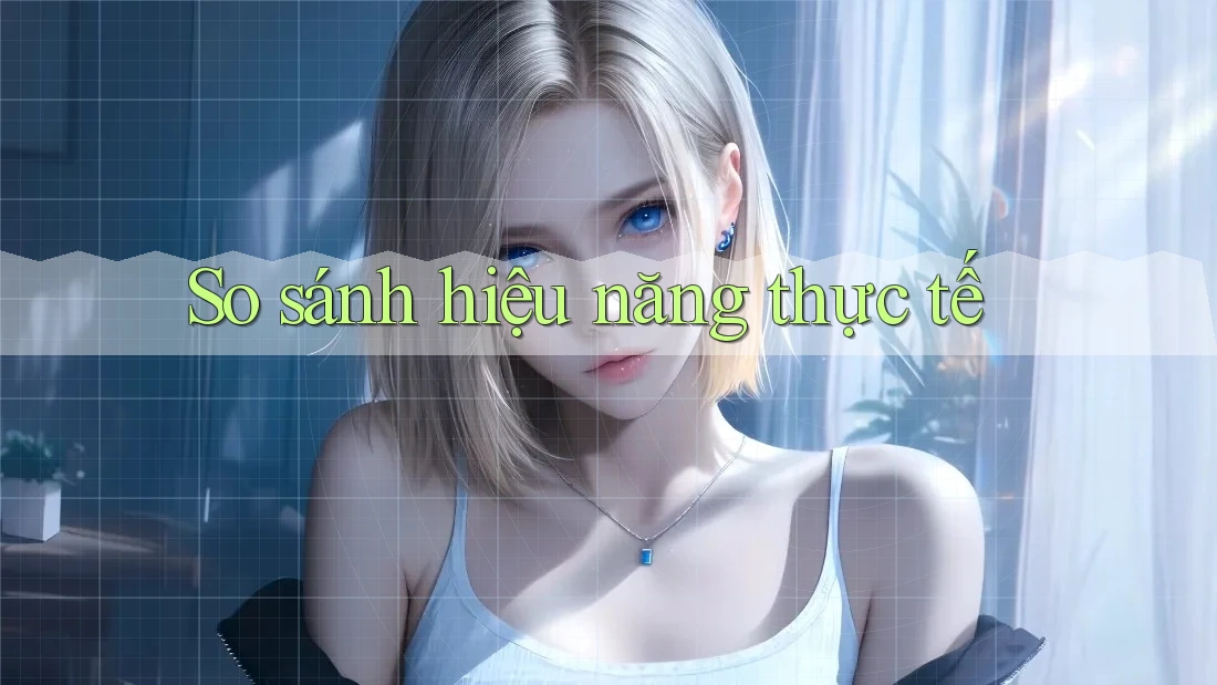 So sánh hiệu năng thực tế So sánh hiệu năng thực tế