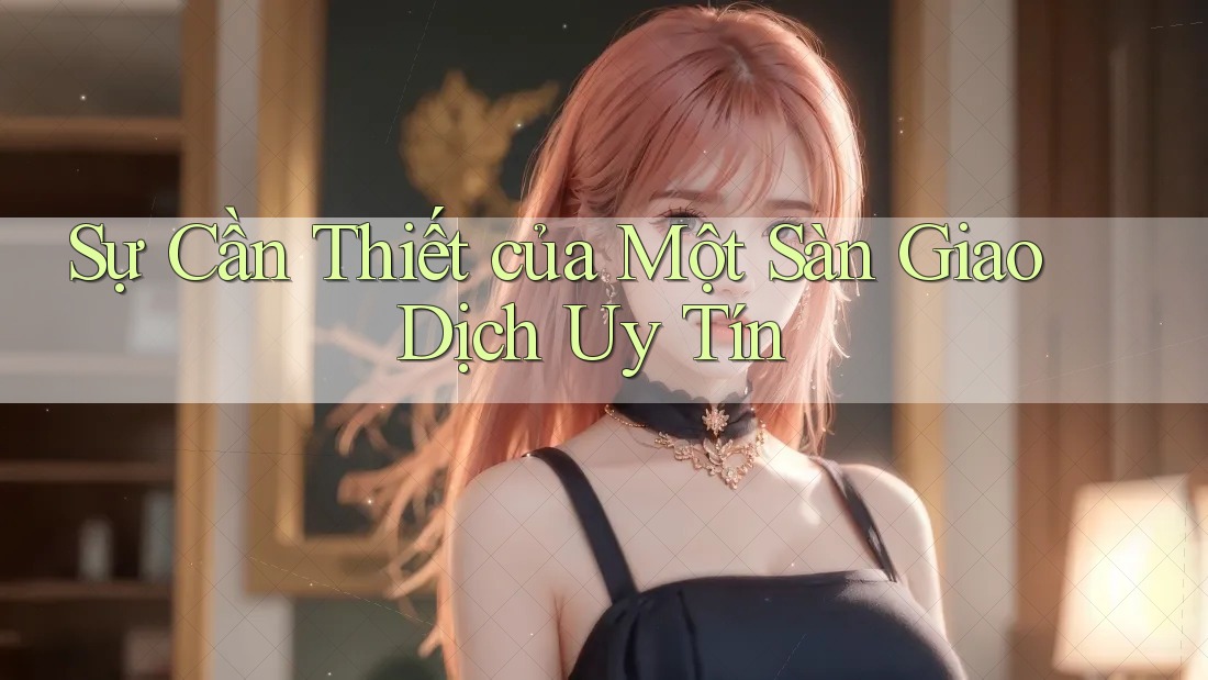 Sự Cần Thiết của Một Sàn Giao Dịch Uy Tín