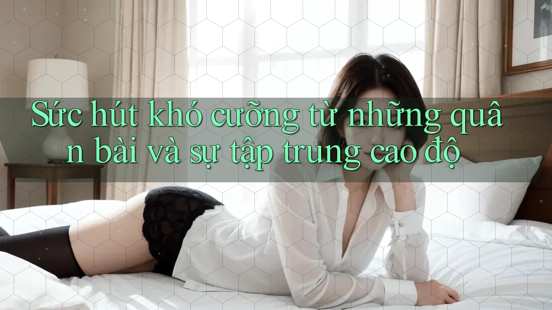 Sức hút khó cưỡng từ những quân bài và sự tập trung cao độ Sức hút khó cưỡng từ những quân bài và sự tập trung cao độ
