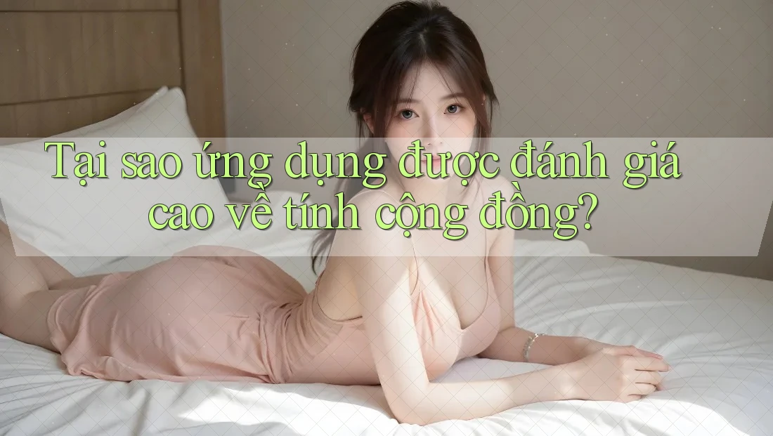 Tại sao ứng dụng được đánh giá cao về tính cộng đồng?