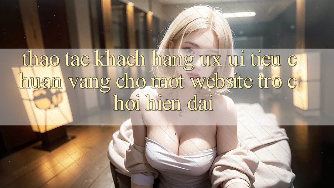 Thao tác Khách hàng (UX/UI) – Tiêu Chuẩn Vàng Cho Một Website Trò chơi Hiện Đại Thao tác Khách hàng (UX/UI) – Tiêu Chuẩn Vàng Cho Một Website Trò chơi Hiện Đại