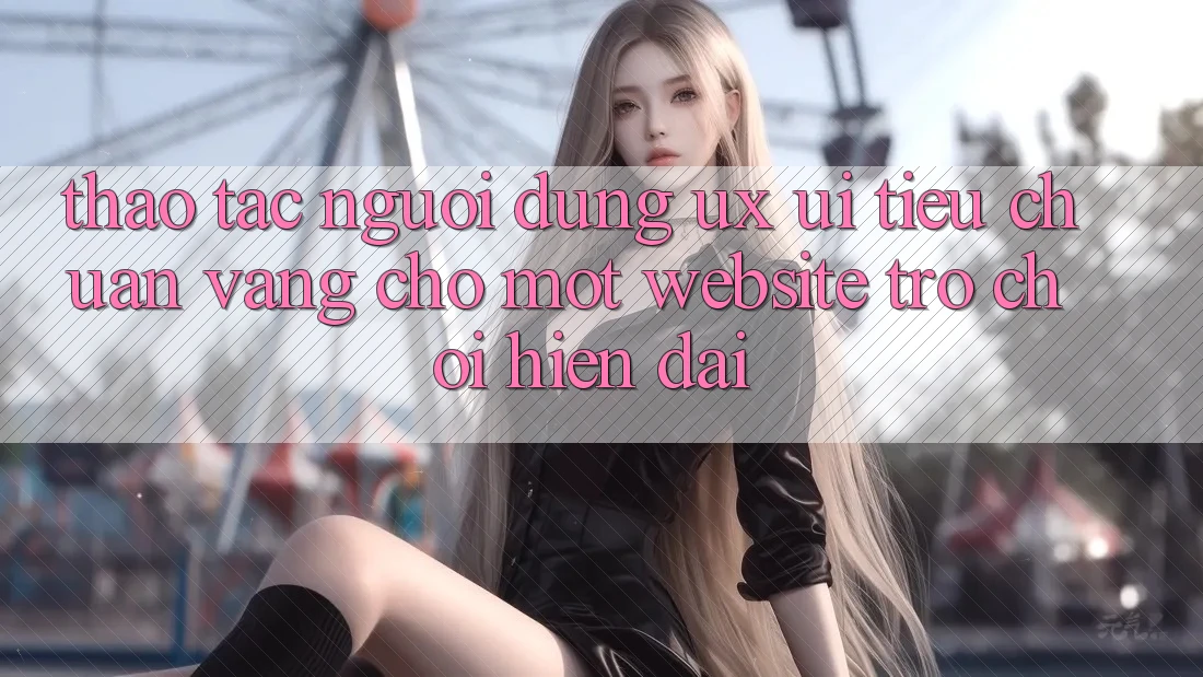 Thao tác Người Dùng (UX/UI) – Tiêu Chuẩn Vàng Cho Một Website Trò chơi Hiện Đại