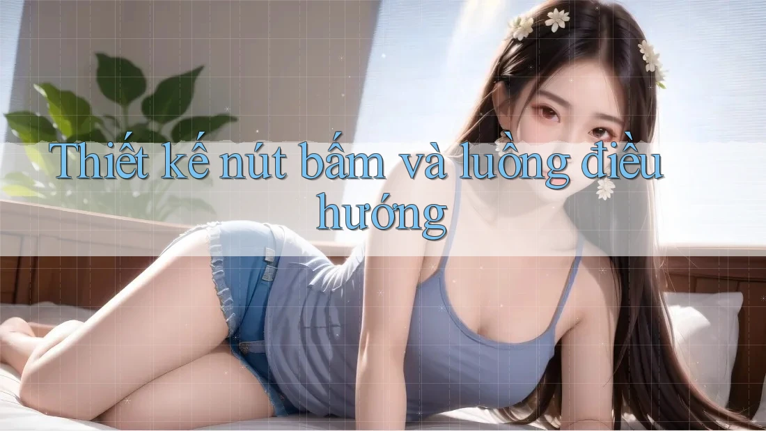 Thiết kế nút bấm và luồng điều hướng