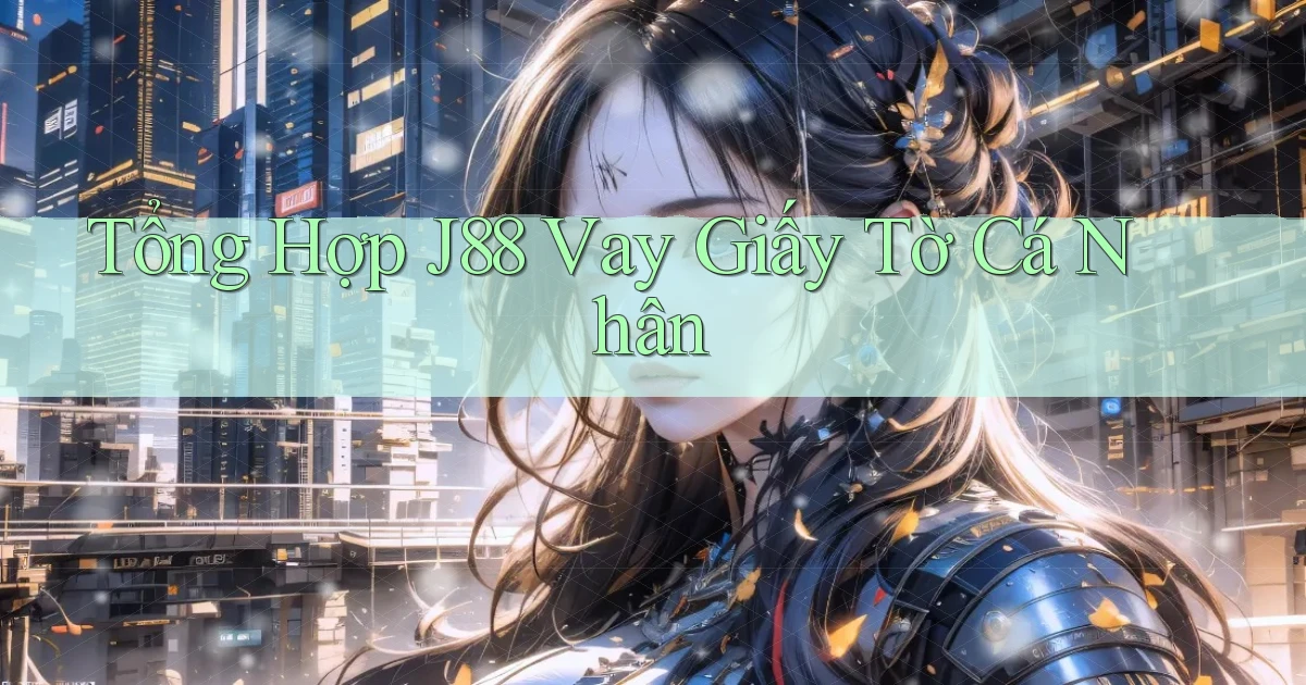 tổng hợp j88 vay giấy tờ cá nhân