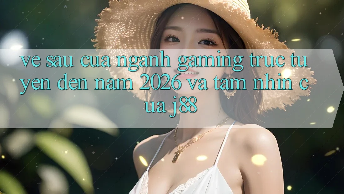 Về sau Của Ngành Gaming Trực Tuyến Đến Năm 2026 Và Tầm Nhìn Của j88