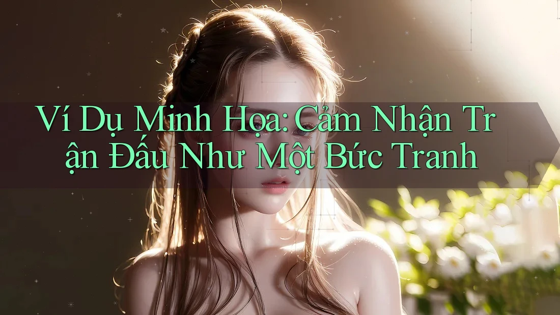 Ví Dụ Minh Họa: Cảm Nhận Trận Đấu Như Một Bức Tranh Ví Dụ Minh Họa: Cảm Nhận Trận Đấu Như Một Bức Tranh
