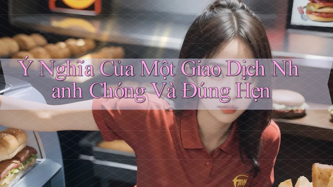 Ý Nghĩa Của Một Giao Dịch Nhanh Chóng Và Đúng Hẹn